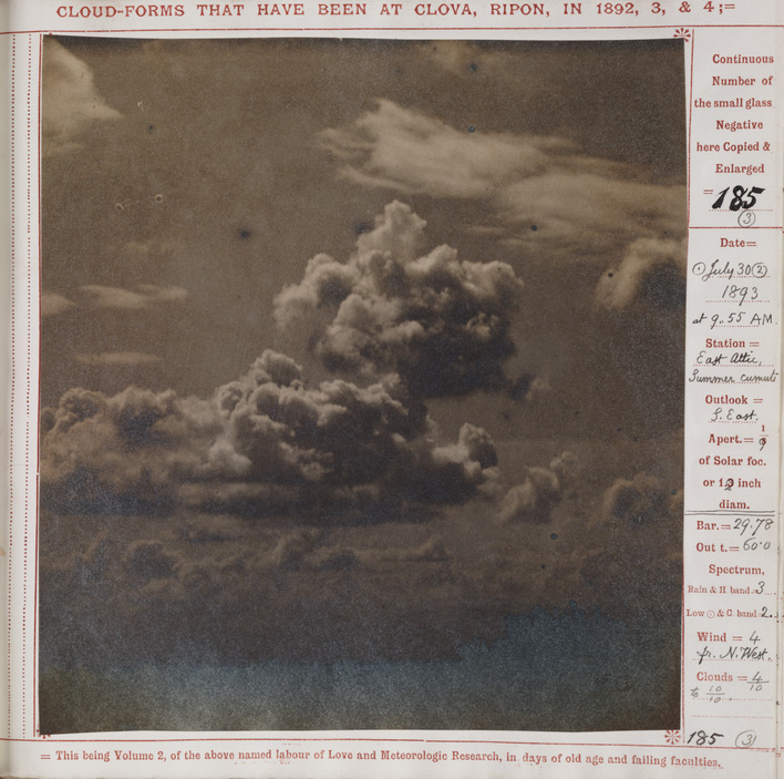 Print, ‘Cloud-Forms That have Been at Clova, Ripon: Summer Cumuli’ (1892), Charles Piazzi Smyth
