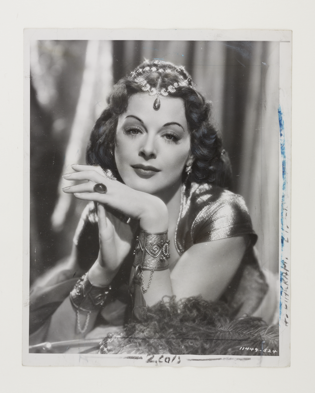 Hedy Lamarr in Samson and Delilah (1949). Publicity portrait.