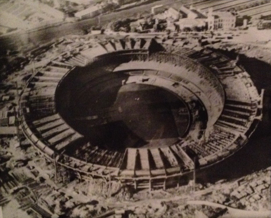 Photograph showing the new stadium, Rio de Janeiro, c.1950
