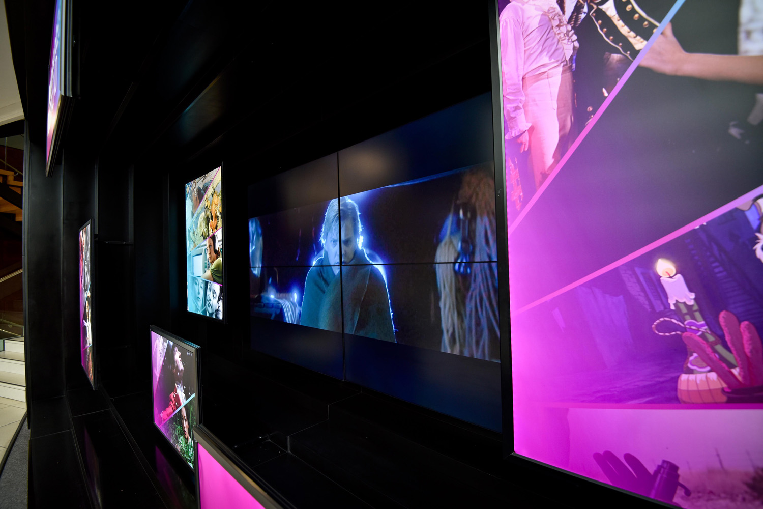 Widescreen Weekend 2018 display in the museum foyer