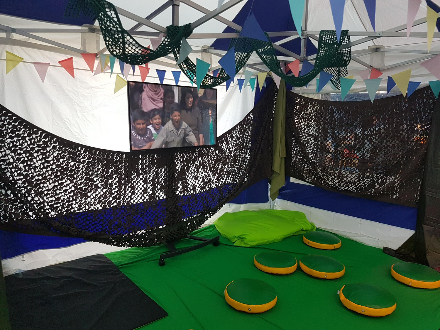 One of the dens you can explore as part of The Dengineers Half Term