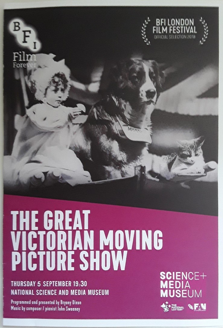 2019 programme for The Great Victorian Moving Picture Show