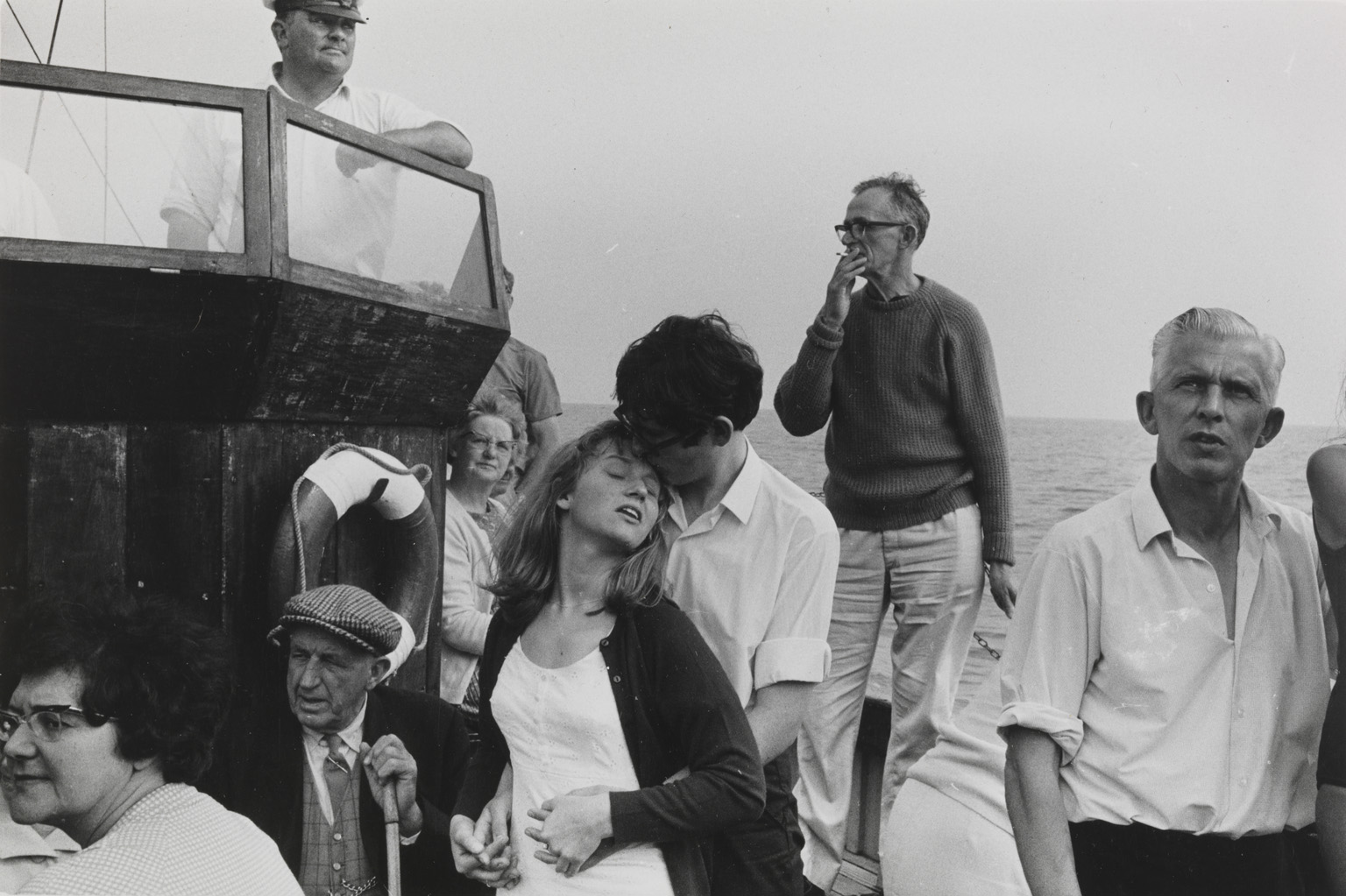 Group of passengers on a pleasure boat trip from Beachy Head