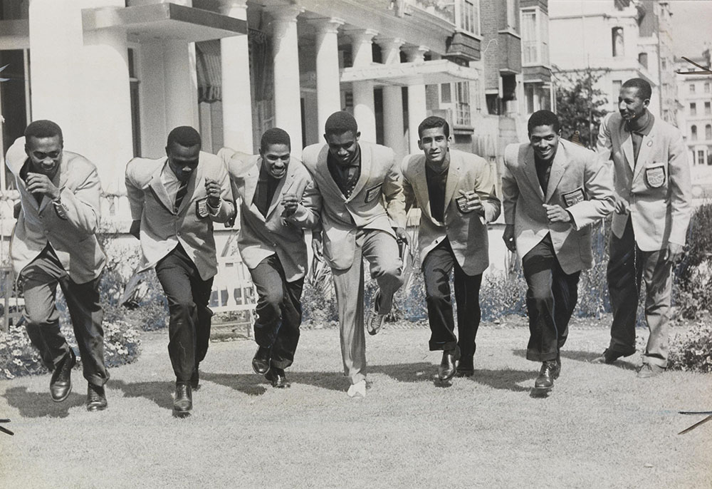 The West Indian Athletic team at the Dominions Hotel, London
