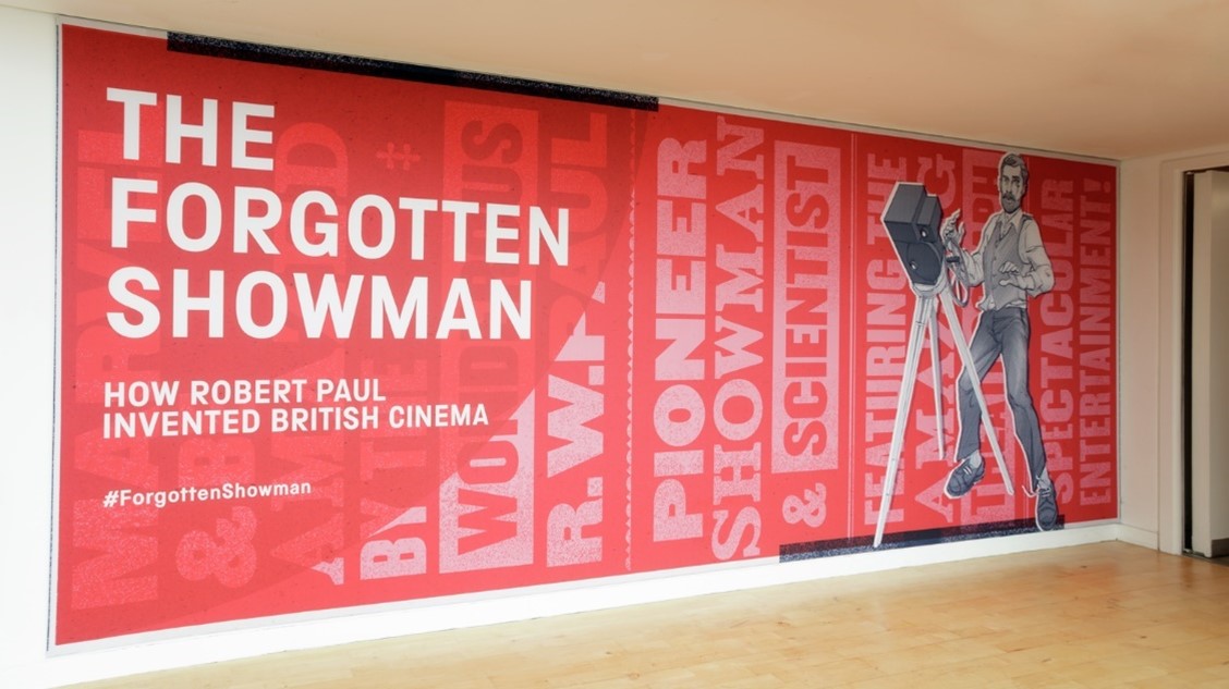 Poster for The Forgotten Showman exhibition