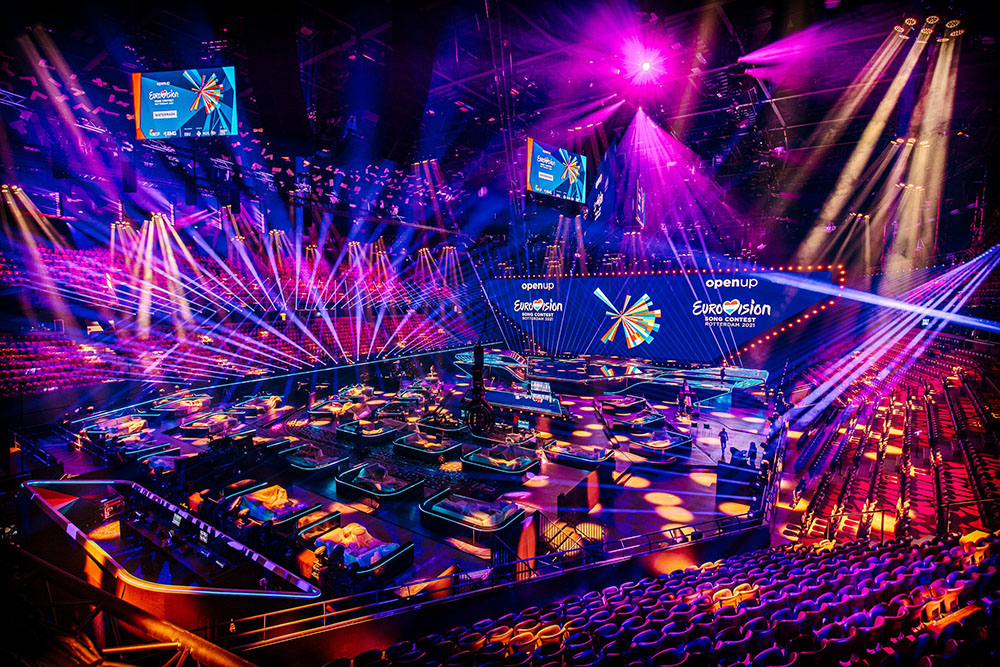 Eurovision stage setup