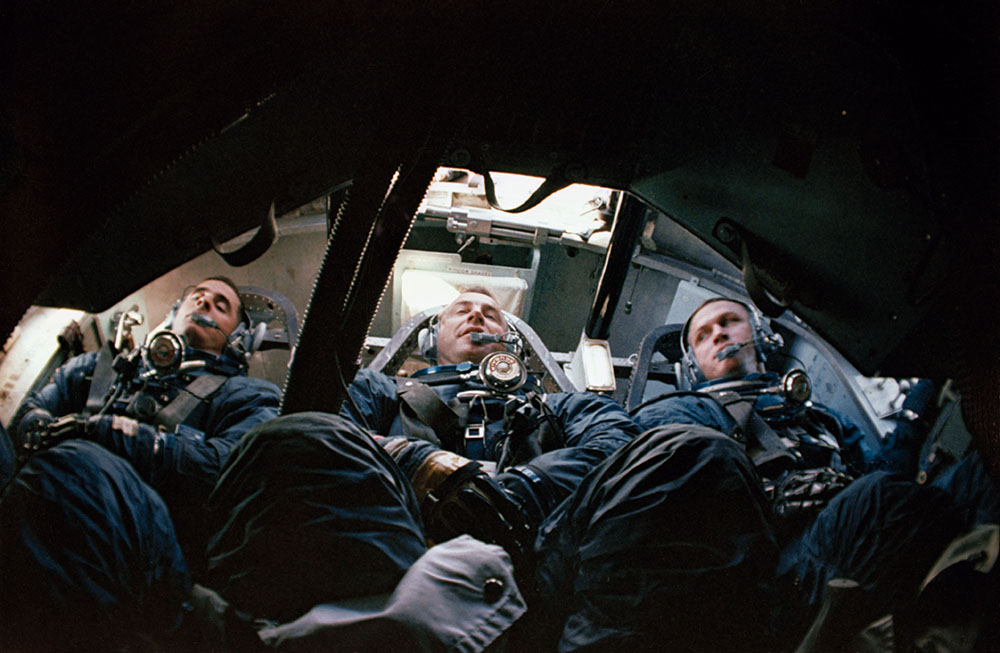 Apollo 8 crew during training