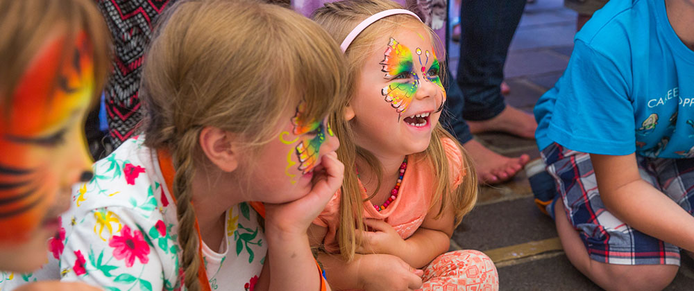 Children watching a Bradford Science Festival show