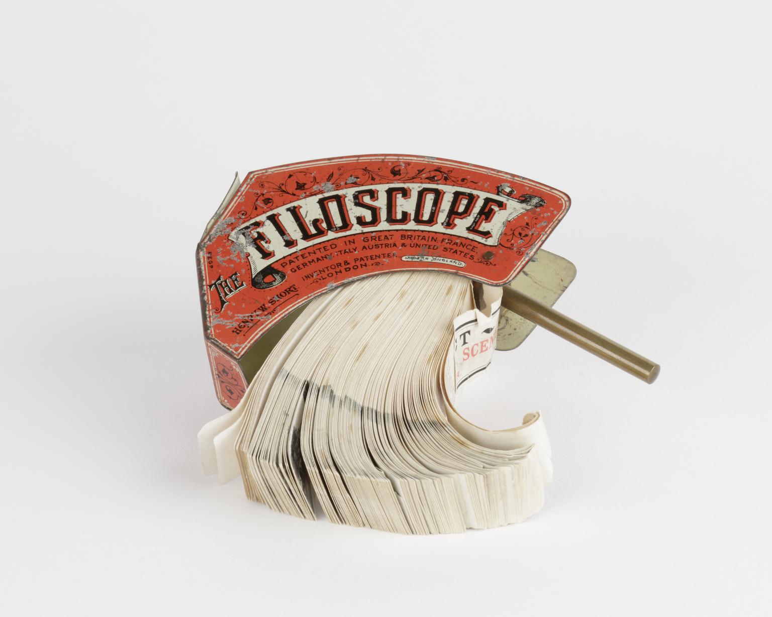 ‘Filoscope’, flip book depicting a street scene in Westminster