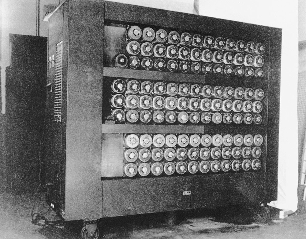 The ‘Bombe’ codebreaking machine