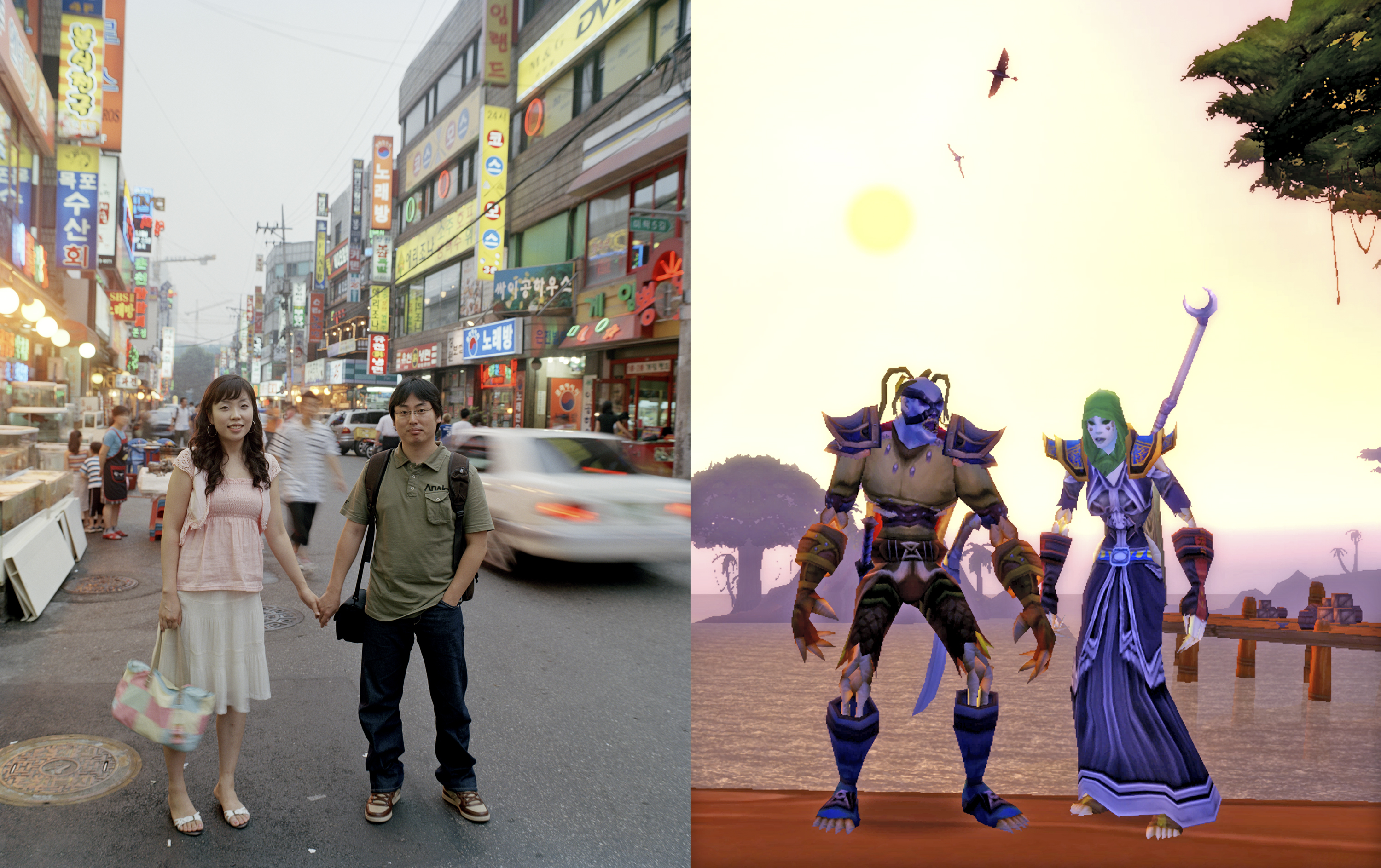 Lee Taek Soo is Crammer in World of Warcraft, 2004 © Robbie Cooper