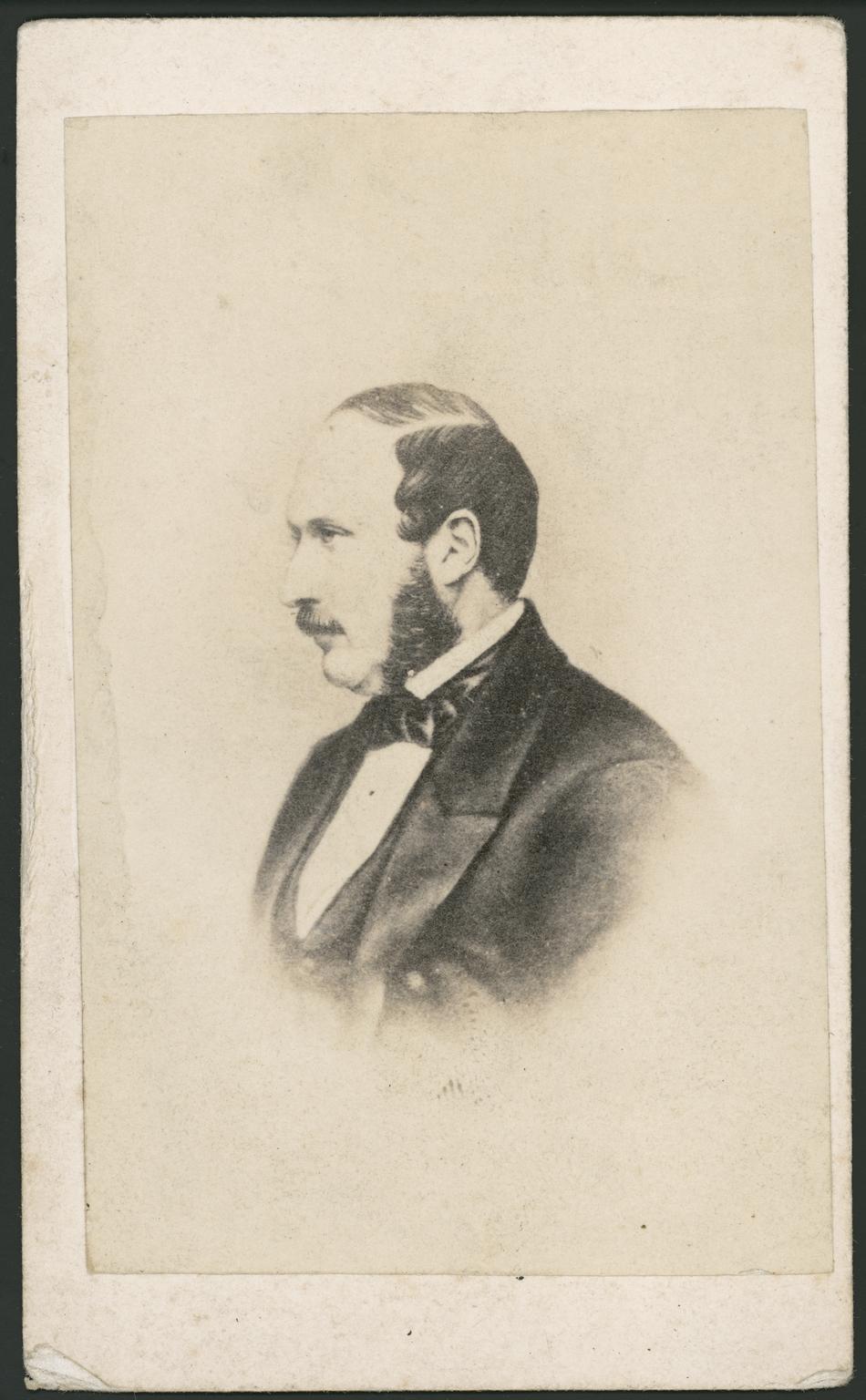 Carte-de-visite photograph portrait of Prince Albert, Consort, John Jabez Edwin Mayall, London, England, 1860-1861; Science Museum Group Collection