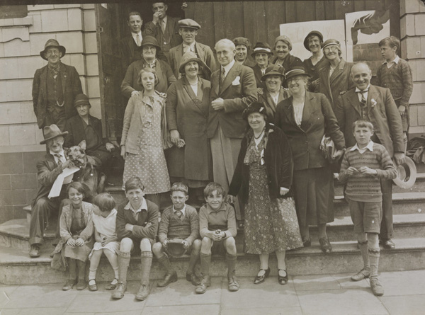 S Davies in Aberfan, 1935