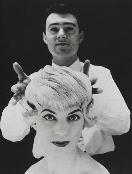 Vidal Sassoon with model