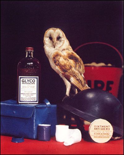 Advertisment for Glyco-Thymoline mouthwash by Madame Yevonde