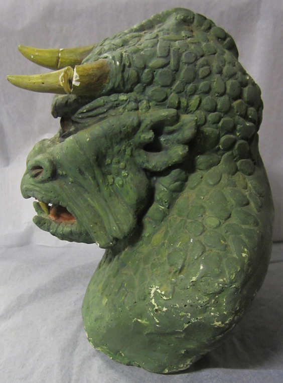 A plaster prototype model of the Ymir from 20 Million Miles to Earth © The Ray and Diana Harryhausen Foundation