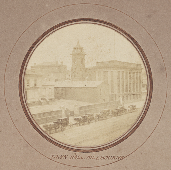 Town Hall. Melbourne. c.1855, Walter Bentley Woodbury, The Royal Photographic Society Collection, National Media Museum