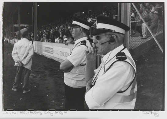 'It's a draw!' Halifax v Bradford City. The Shay. 24 July 1999 © Ian Beesley, National Media Museum Collection