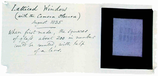 Latticed Window at Lacock Abbey, 1835, William Henry Fox Talbot, National Media Museum Collection / SSPL