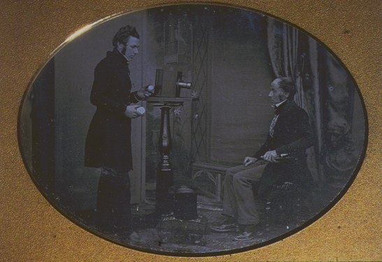 'Jabez Hogg and Mr. Johnson', 1843, Richard Beard, National Media Museum Collection