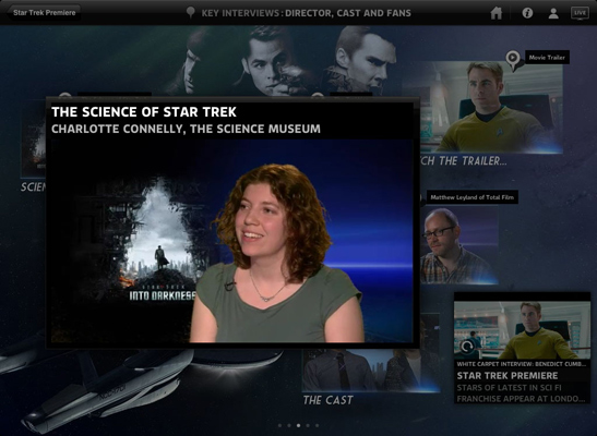 This is probably the closest I'll ever get to a Hollywood red carpet! (Image courtesy of Sky News)