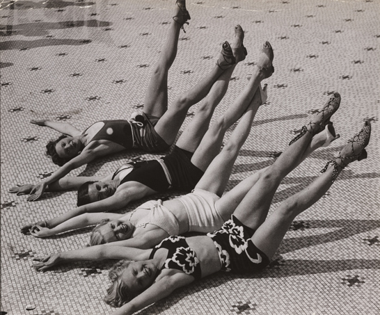 Catching the sun at the open air baths in Blackpool, c.1935, Reuben Saidman, Daily Herald Archive, National Media Museum Collection / SSPL