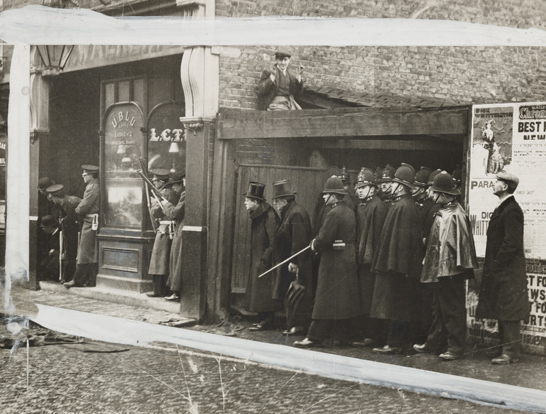 Winston Churchill at the Sidney Street Siege, 1911, James Jarché, Daily Herald Archive, National Media Museum Collection / SSPL