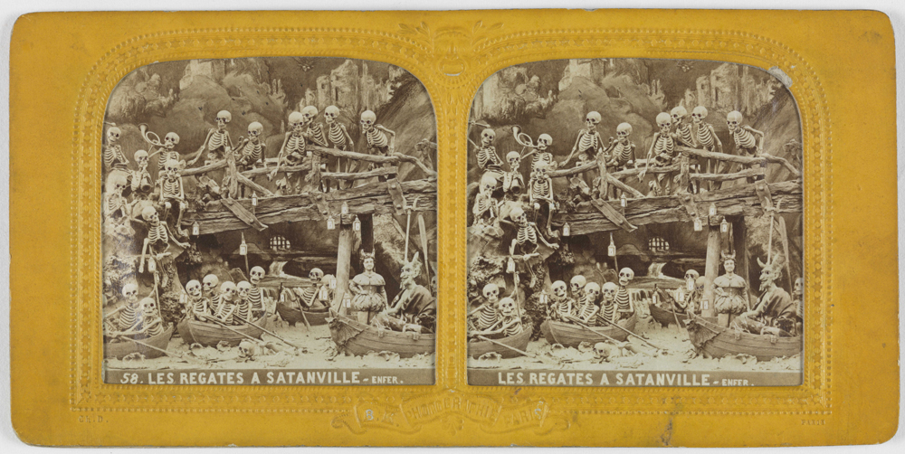 Les Régates à Satanville - Enfer [The Boat Race in Satanville – Hell], front lit, 1868, National Media Museum, Bradford / SSPL. Creative Commons BY-NC-SA