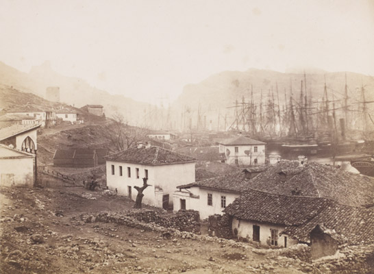 Balaklava looking seawards, Crimea, 1855, Roger Fenton, The Royal Photographic Society Collection © National Media Museum, Bradford / SSPL. Creative Commons BY-NC-SA