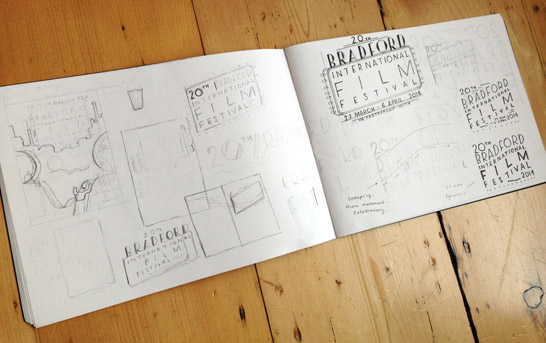 Logo design for BIFF 2014 identity © David Doran