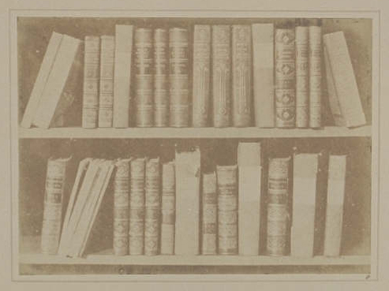 Plate VIII from The Pencil of Nature, Scene in a Library, William Henry Fox Talbot © National Media Museum, Bradford / SSPL. Creative Commons BY-NC-SA