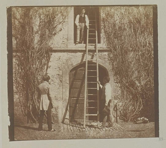 Plate XIV from The Pencil of Nature, The Ladder, William Henry Fox Talbot © National Media Museum, Bradford / SSPL. Creative Commons BY-NC-SA