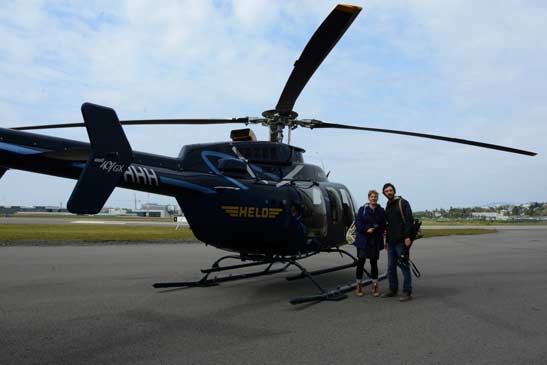 A tour of Iceland in Helicopter