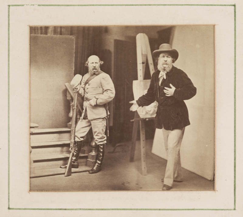 'Rejlander Introduces Rejlander the Volunteer', c.1865, Oscar Gustav Rejlander