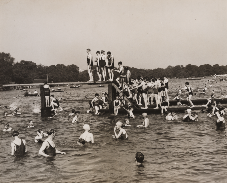Scenes at the Serpentine Lido