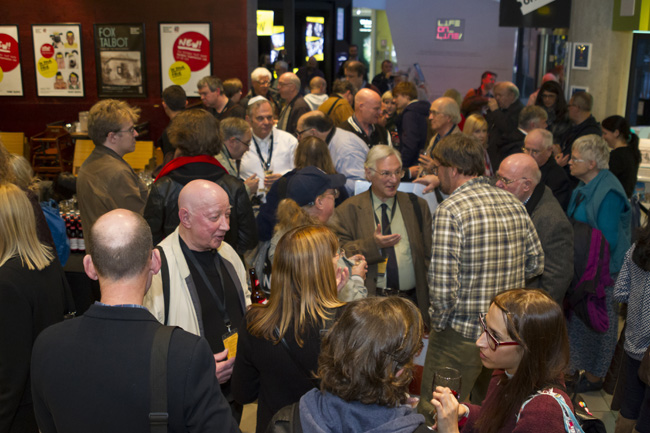 Widescreen Weekend opening night drinks reception, October 2016.