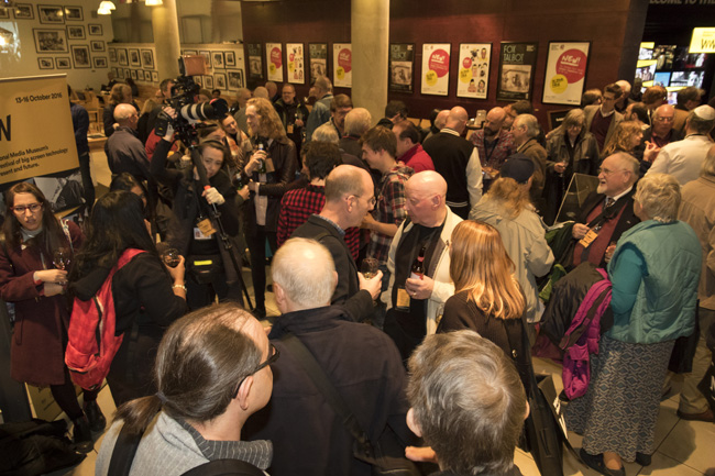 Widescreen Weekend opening night drinks reception, October 2016.