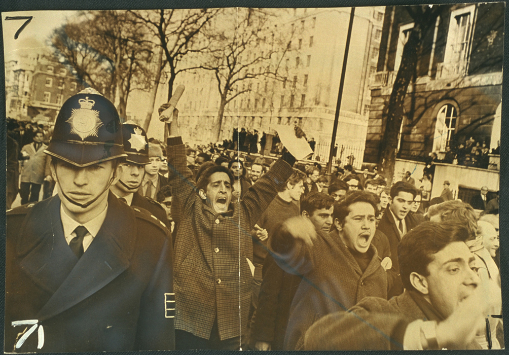 Kenyan Asian demonstration in Whitehall, 25 February 1958. Daily Herald Archive / National Science and Media Museum Collection / SSPL