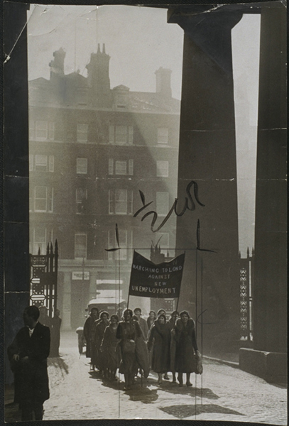 Women hunger marchers, Euston Station, 1934. James Jarché / Daily Herald Archive / National Science and Media Museum Collection / SSPL
