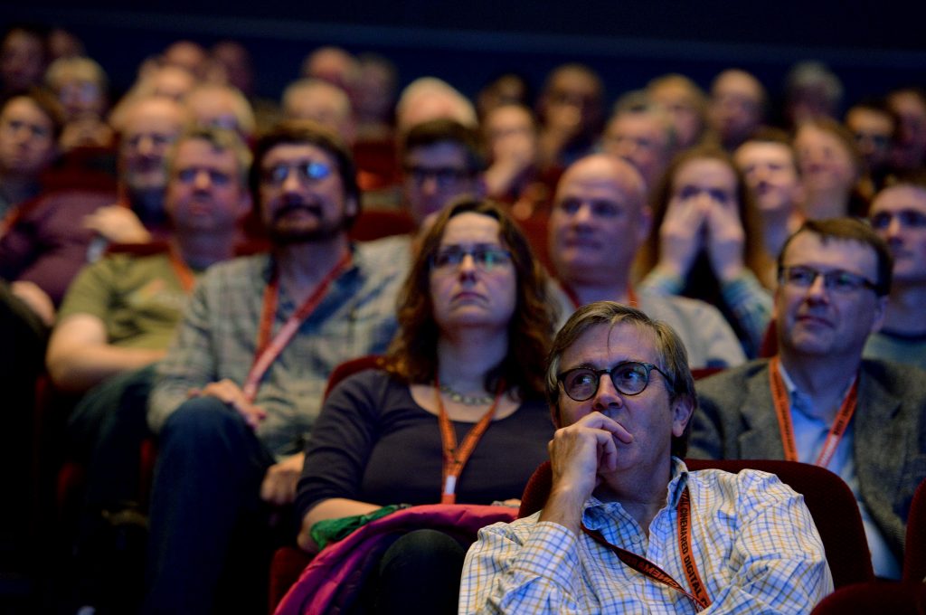 Widescreen Weekend 2017 delegates at the National Science and Media Museum
