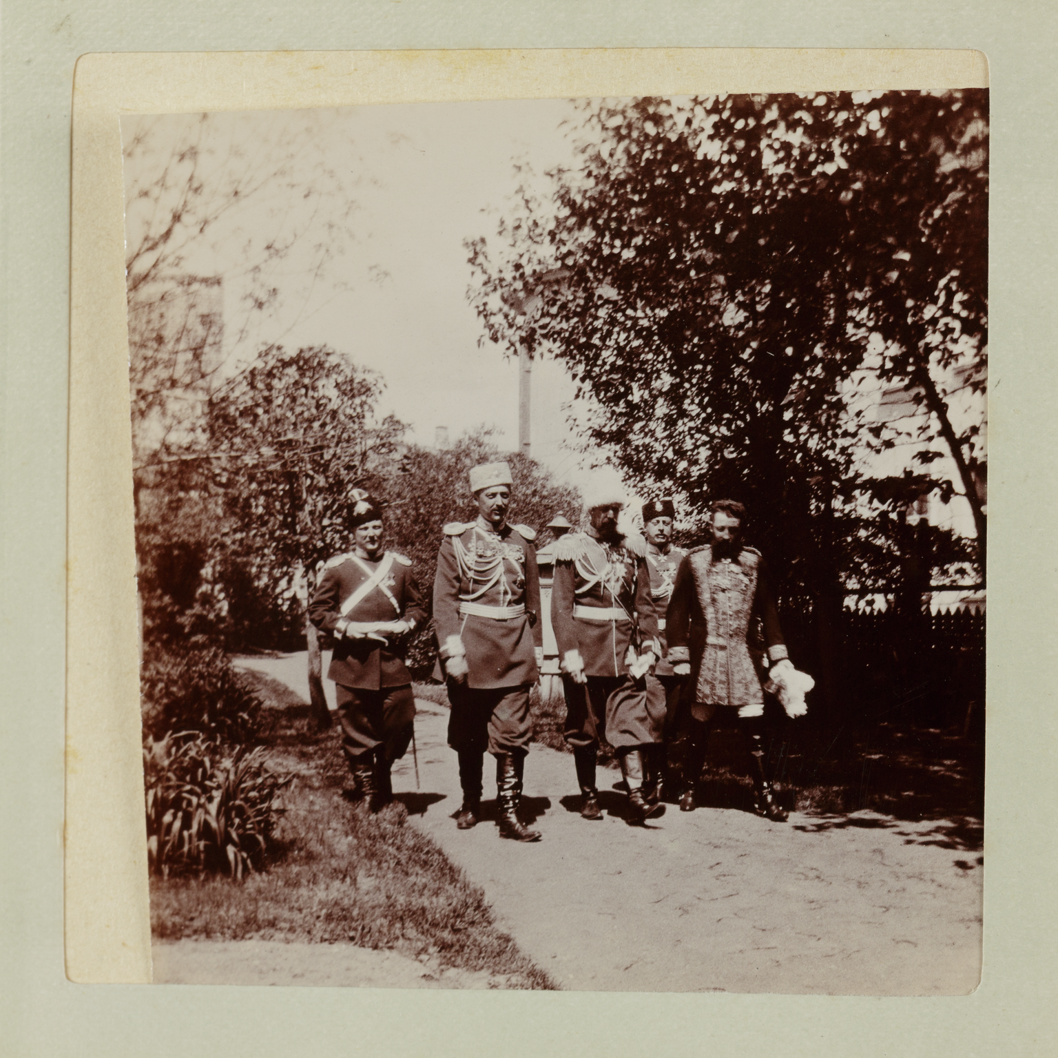 Russian officers attached to suite of their R.H. The Duke & Duchess of Connaught