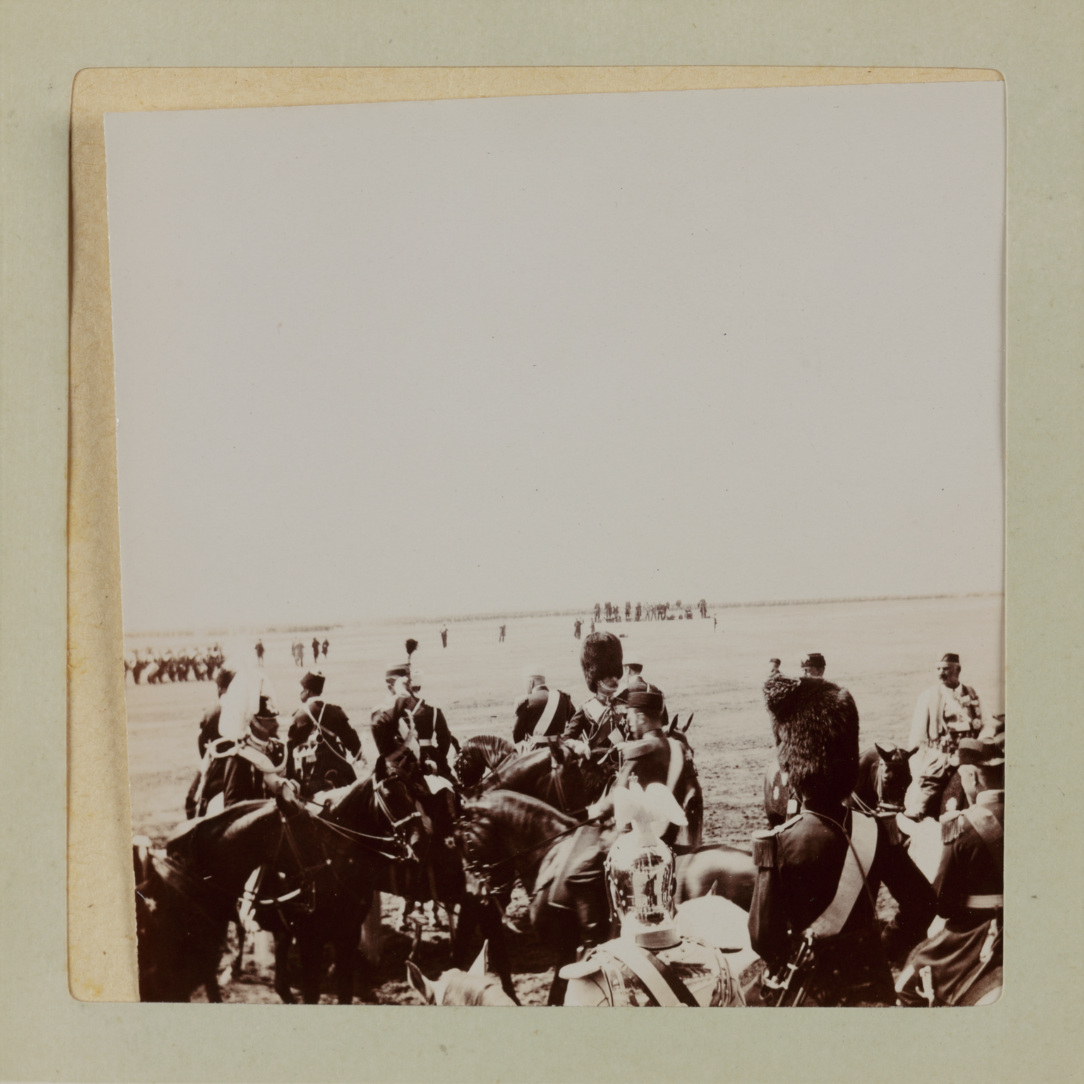 Emperor of Russia—wearing the Russian eagle helmet