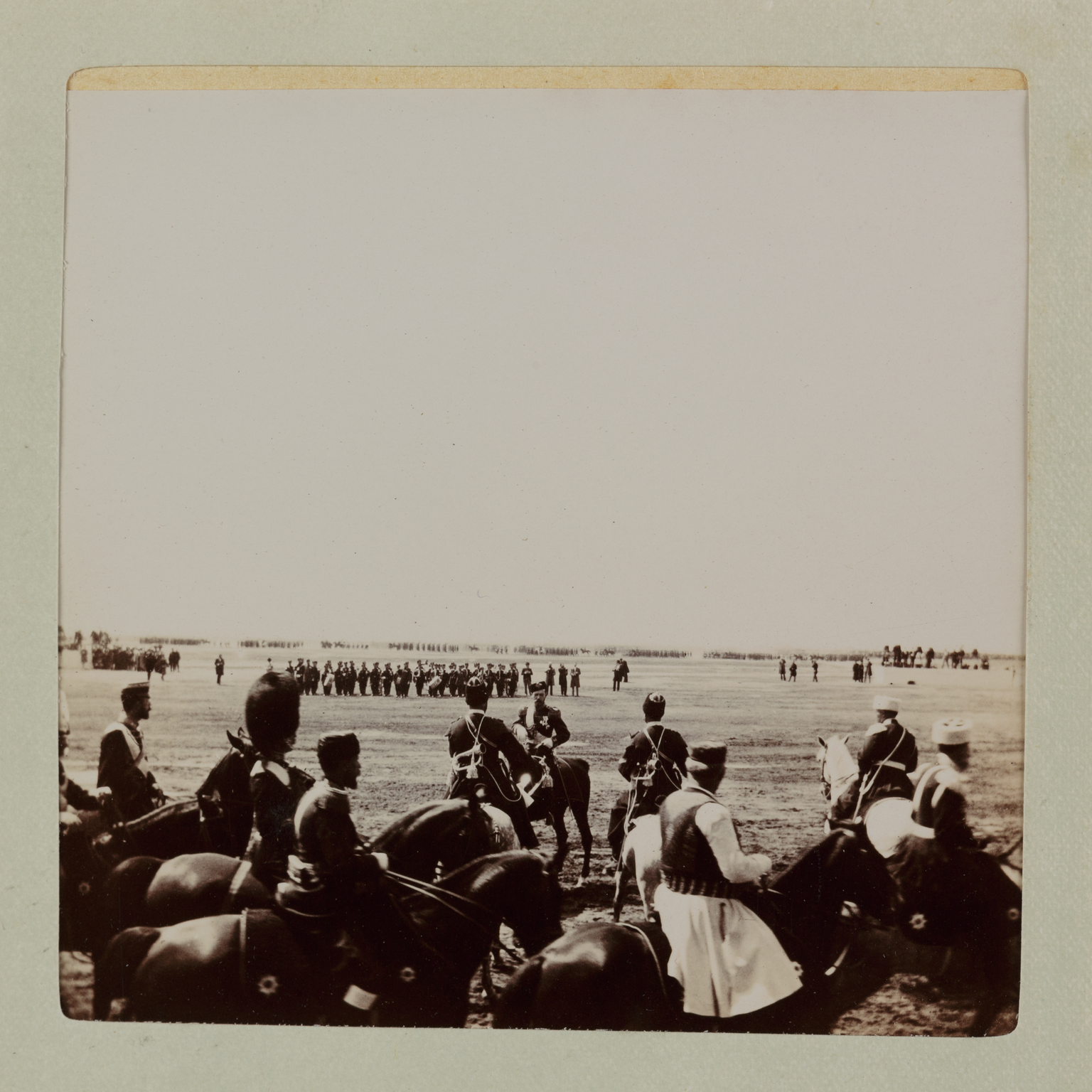 Emperor of Russia—facing bugler