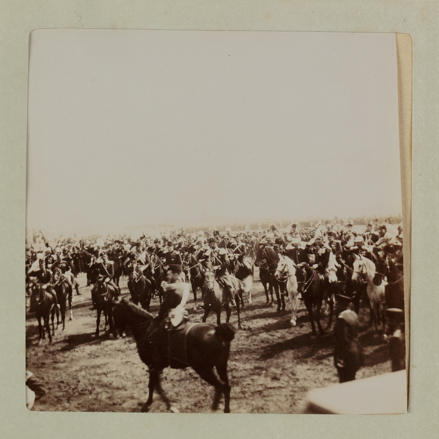 The Emperor—leaving the review ground