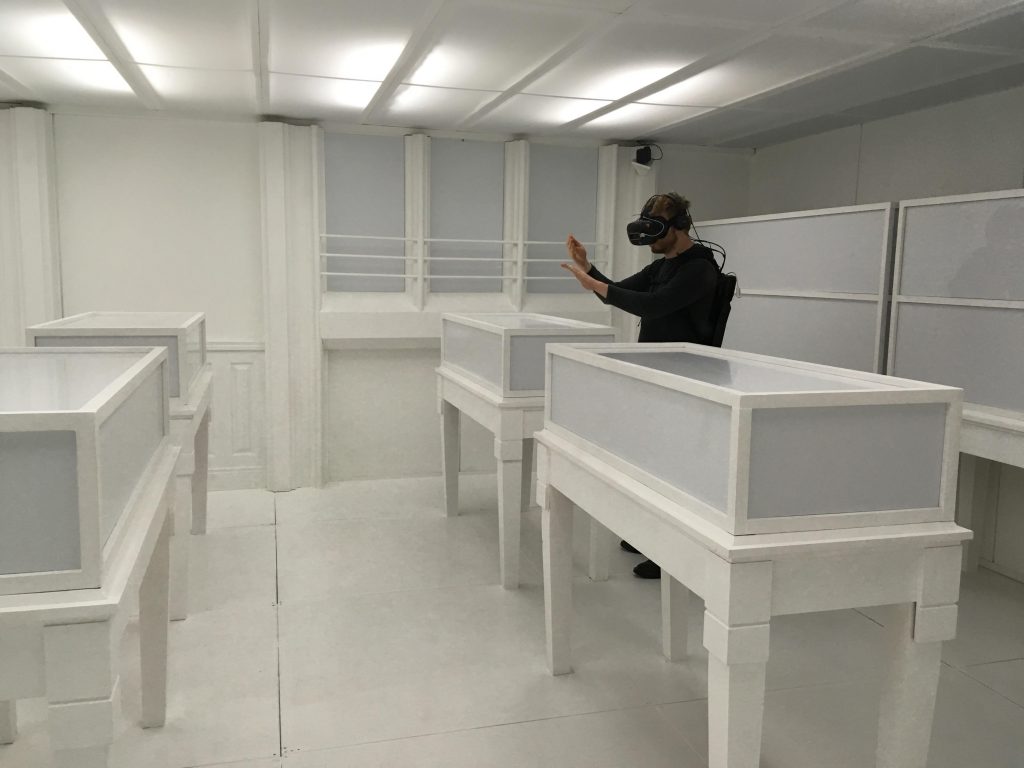 Interacting with documents in the exhibition