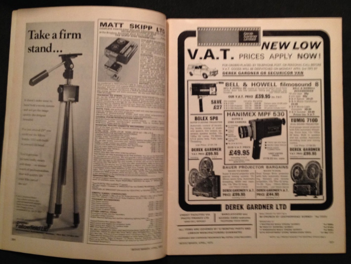 Movie Maker magazine, 1973