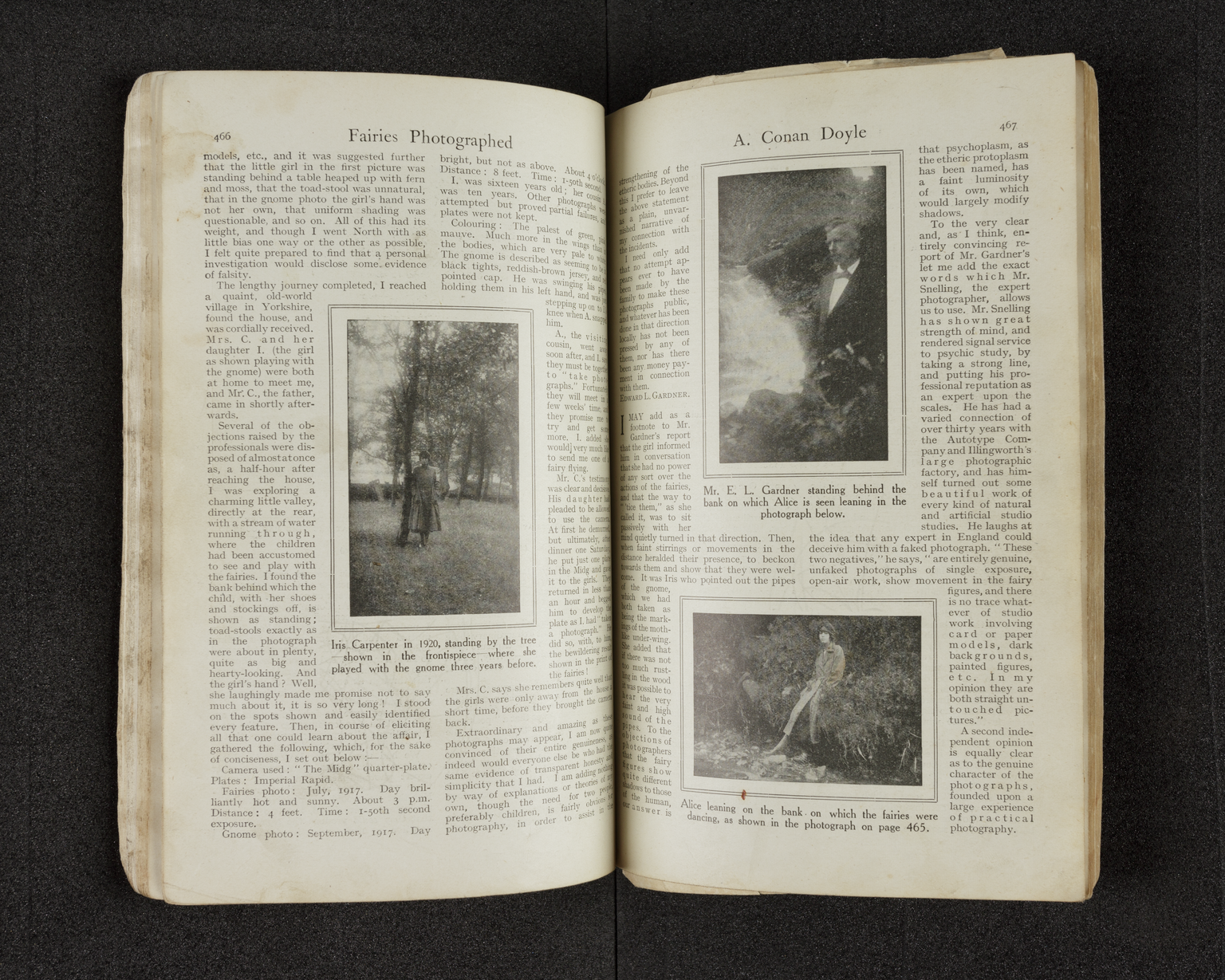 Article about Cottingley Fairies by Arthur Conan Doyle in the Strand magazine