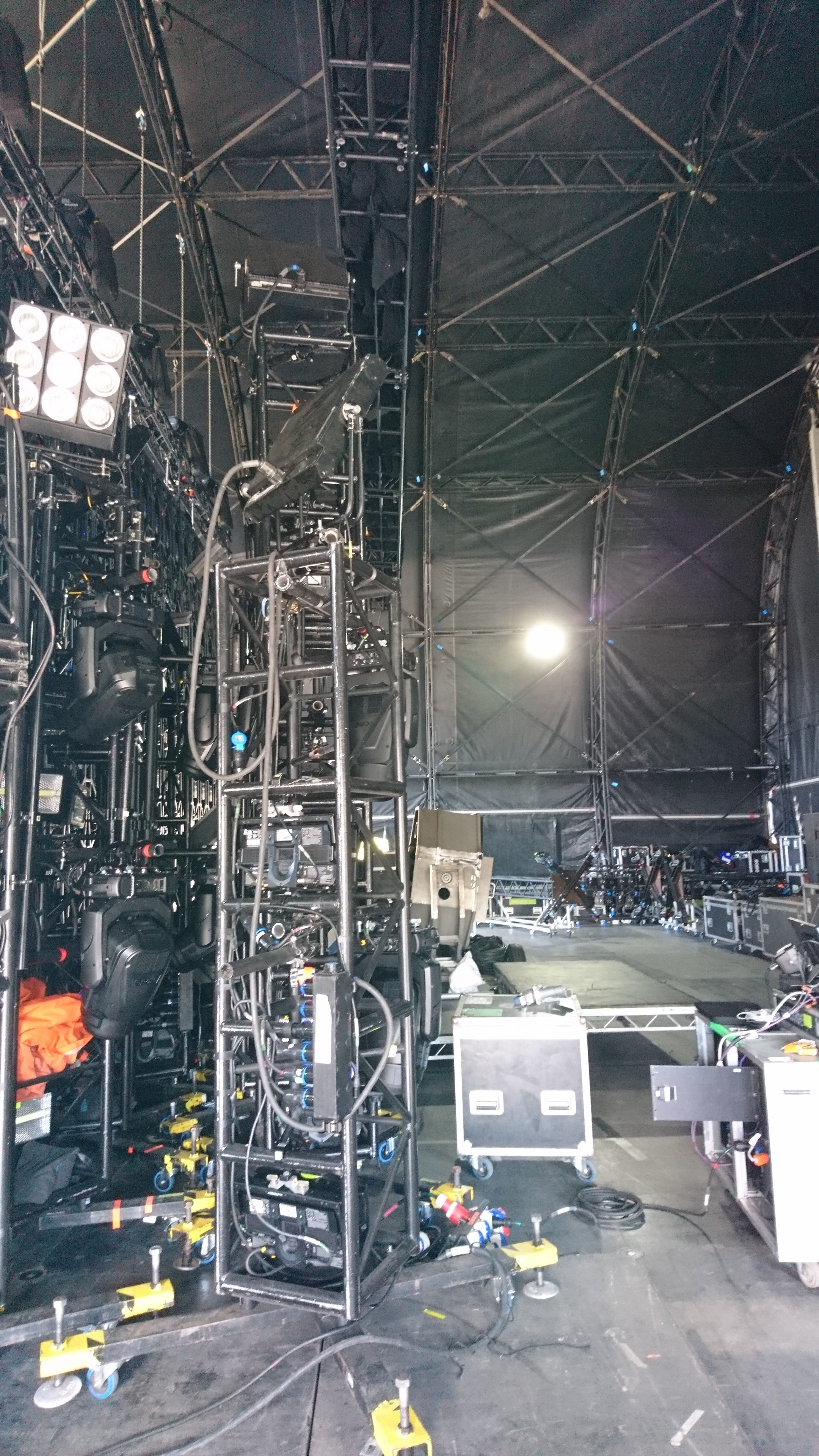 Backstage for The Prodigy