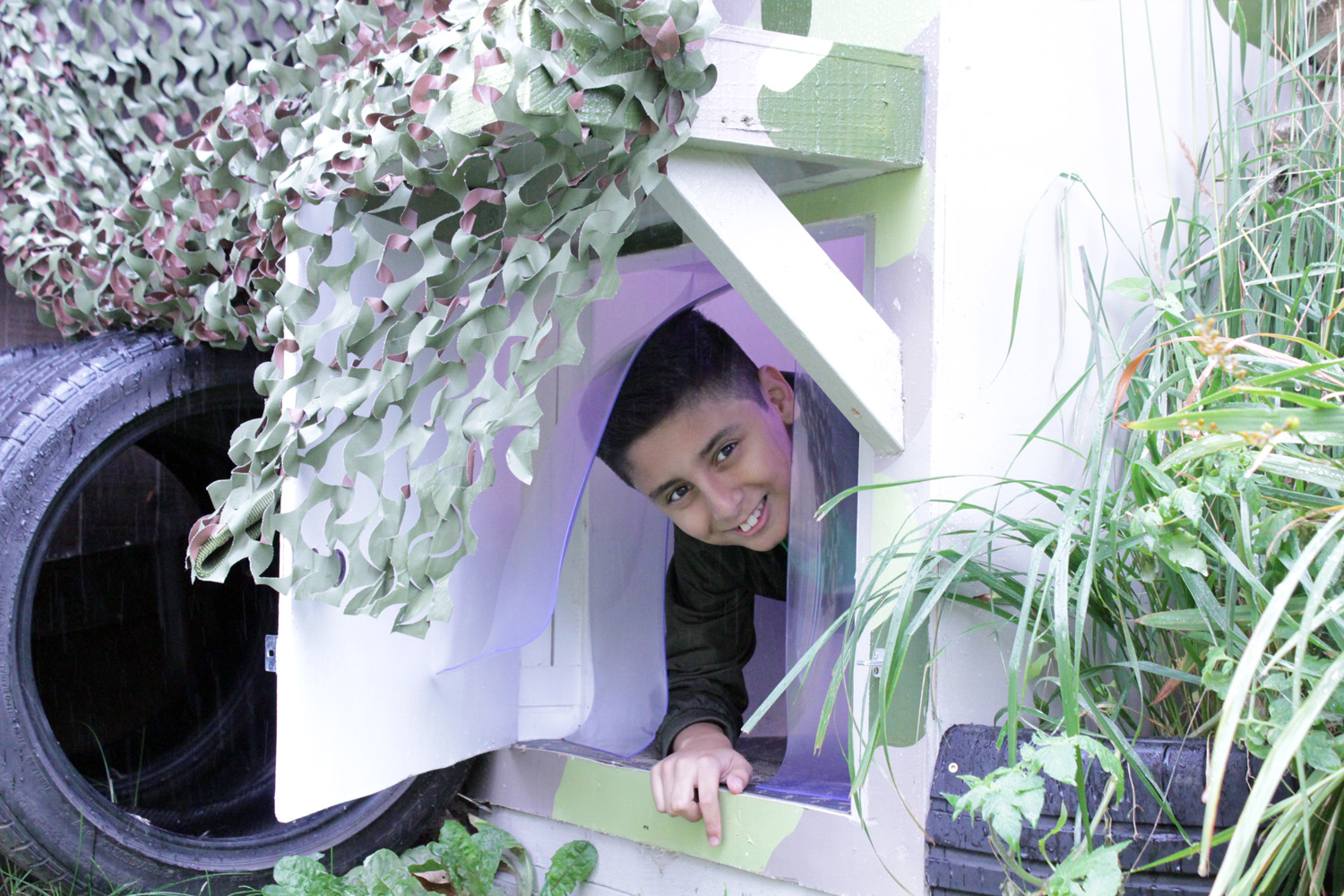 Yusuf Karim in his den built by The Dengineers