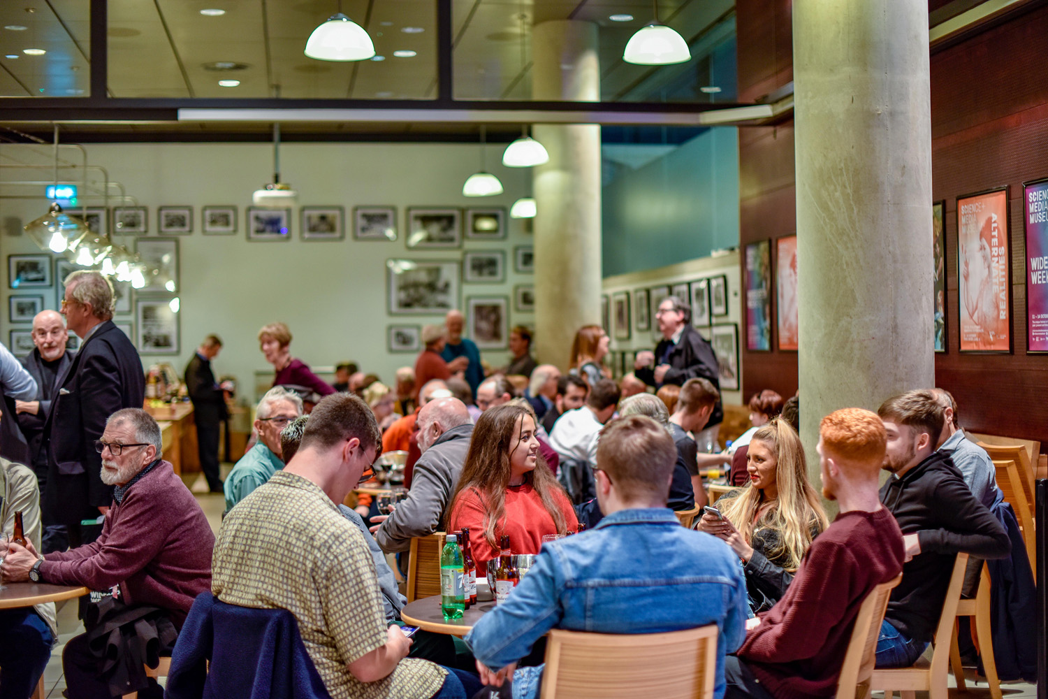 Widescreen Weekend 2018 delegates in our Media Café